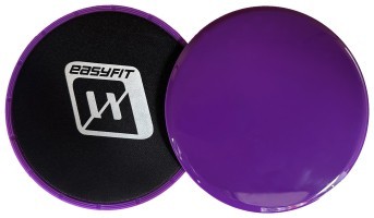 Диски для глайдинга EasyFit фиолетовые (пара)