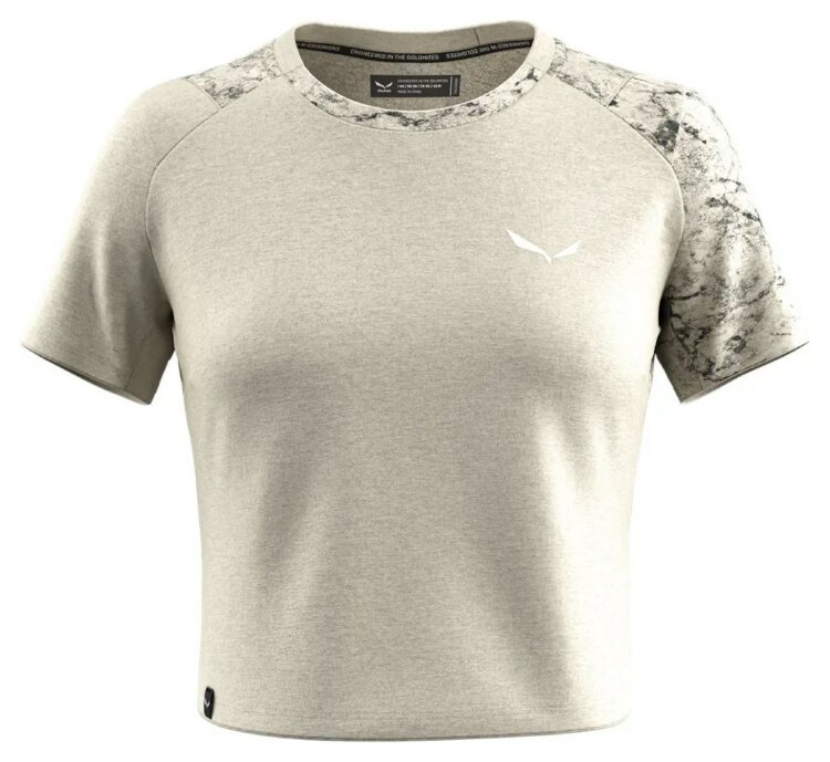 Футболка Salewa Lavaredo Hemp Crop T-Shirt Wmn GRG_013.012.1340