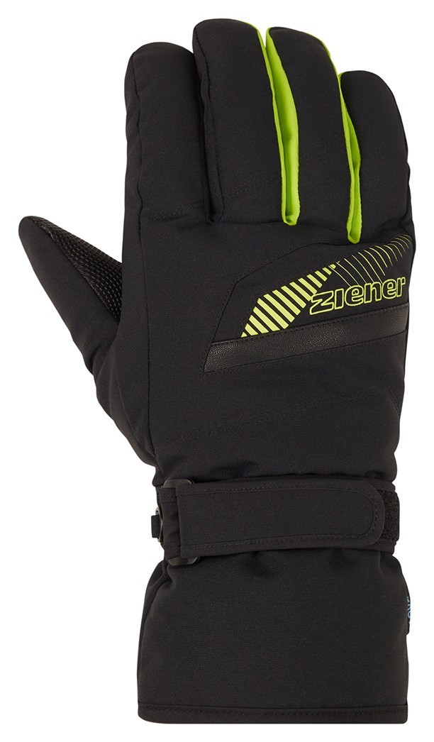 Ziener рукавички лижні Gordanus black-lime 10 111002-12490-10