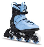 Роликовые коньки для взрослых K2 ALEXIS 80 PRO W 38 (7.5US) 245мм Light blue/black (30C0817.1.1) O