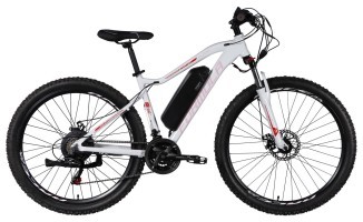 Велосипед з електроприводом 27.5" AL Formula eALPINA DD FR рама-17" 36B 12.5А*г 500Вт біло-рожевий 2026