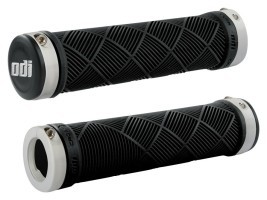 Гріпси ODI Cross Trainer MTB Lock-On Bonus Pack Black w/White Clamps (чорні з білими замками)