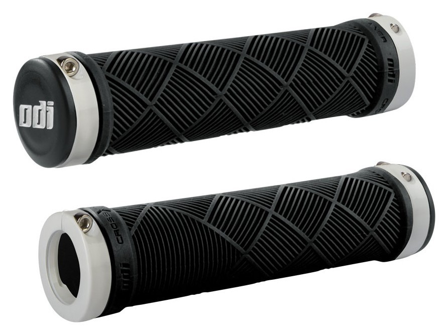 Гріпси ODI Cross Trainer MTB Lock-On Bonus Pack Black w/White Clamps (чорні з білими замками) OBOD_D30CTB-W