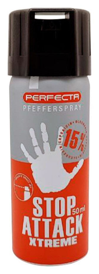 Балончик газовий перцевий Umarex Perfecta Stop Attack Xtreme 15%, 50 мл, струменеве розпилення FNR_2.1907