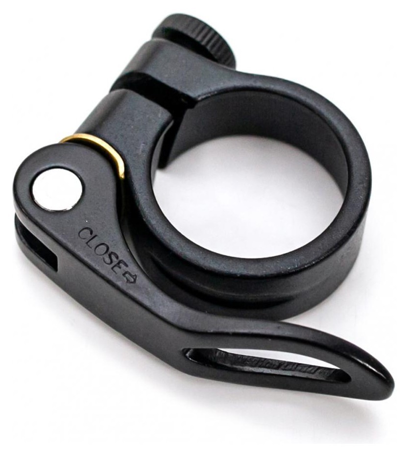 Хомут п/сид 31.8мм с эксцентриком Yeechang YC07+YC161 (черн.) QRX-001