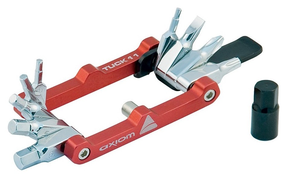 Мультитул для велосипеда Axiom TUCK 11 Red/nickel (340402-02) RCH_22808