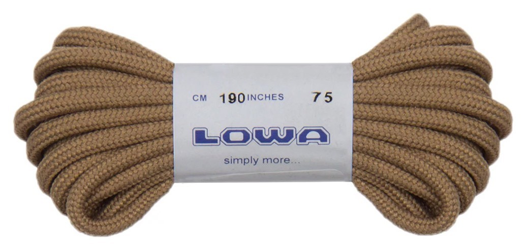 LOWA шнурки Zephyr 190 cm coyote 830507-0731