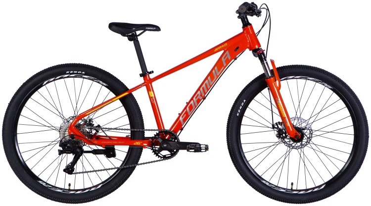 Велосипед AL 26" Formula ZEPHYR 3.0 DD CS рама-14" оранжевый 2025 OPS-FR-26-783