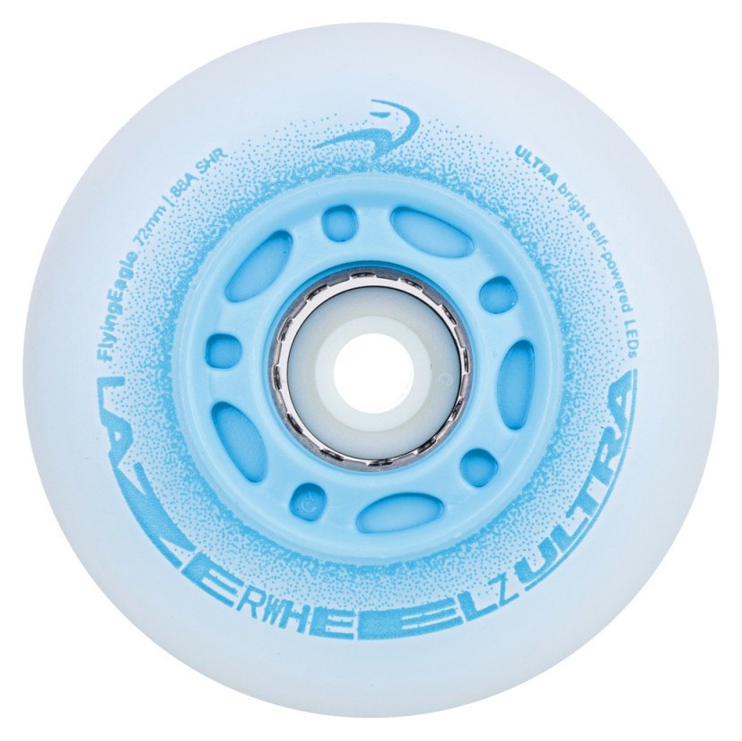 Сяючі колеса для роликів Flying Eagle Lazerwheelz Ultra 88A 4 шт сині ROL_12512_1