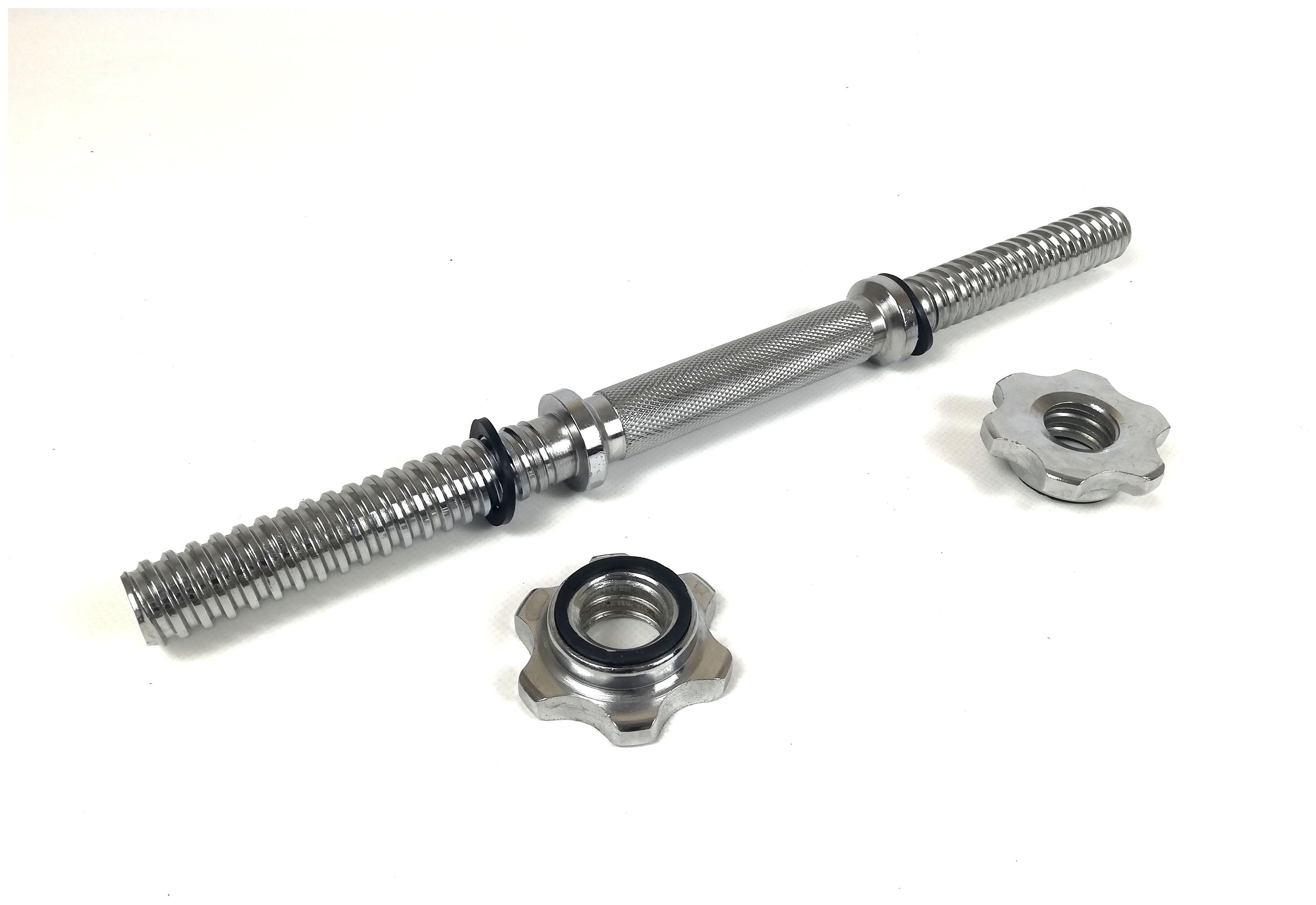 Гантельный гриф EasyFit 40 см Ø 25 мм хромированный EFIT_EF-8049