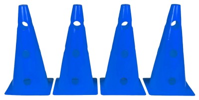 Конуси-фішки спортивні EasyFit 31 см (набір з 4 штук) сині