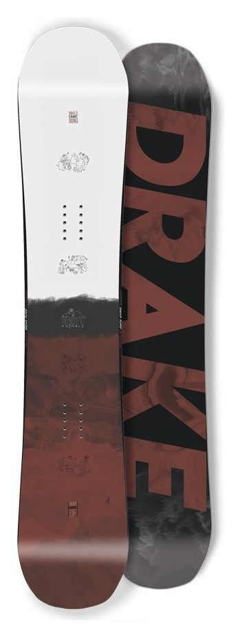 Сноуборд Drake DF 158 Brown/black/white (76221036) RCH_20190