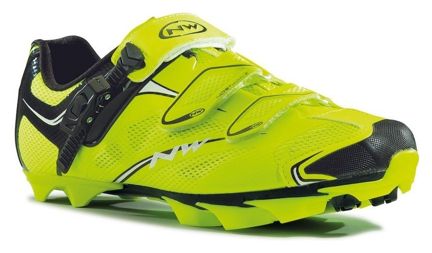 Туфлі велосипедні Northwave SCORPIUS SRS M 40 (7.5US) Yellow fluo/black (80142006 41) RCH_18455