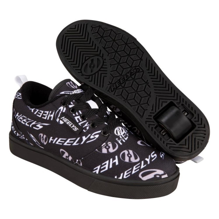 Роликовые кроссовки Heelys Pro 20 Prints HE101139 Black White Grey Swirl Logo 5059322