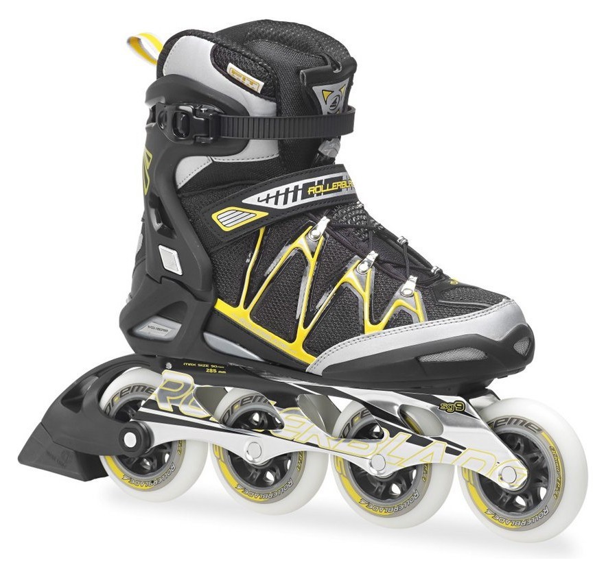Роликові коньки для дорослих Rollerblade IGNITER 90 XT M 40.5 (8US) 260мм Black/yellow (07309800 800) RCH_10933