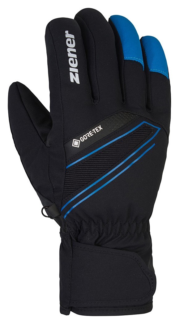 Ziener рукавички лижні Gunar GTX black-persian blue 10 111041-12798-10