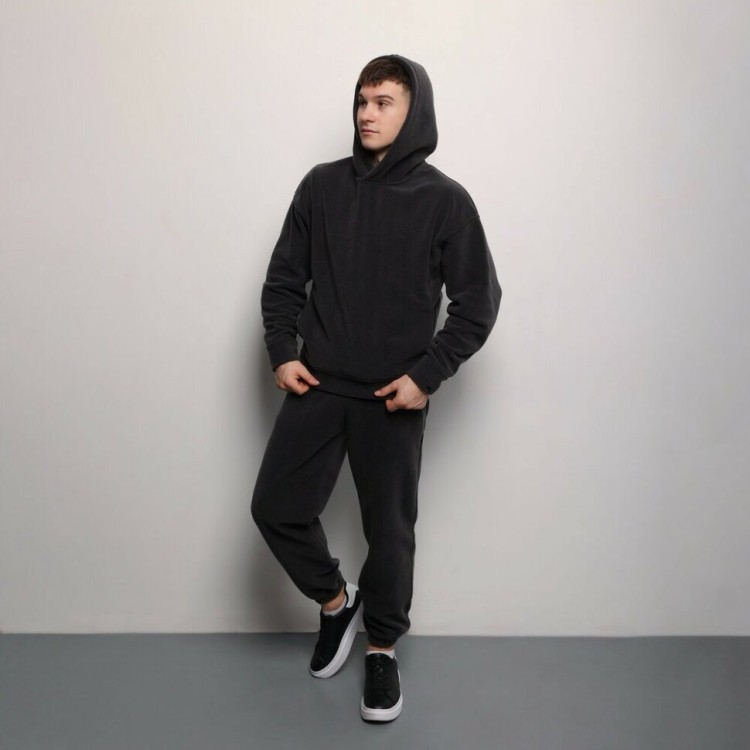 Темно-сірий костюм зимовий флісовий. Чоловічий теплий костюм Pobedov Mariot POB_00000009387