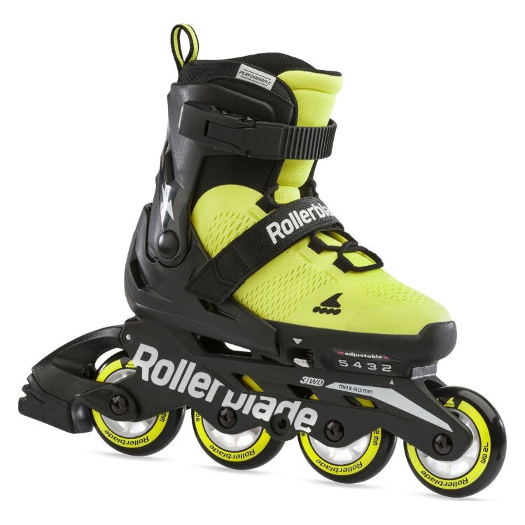 Ролики детские Rollerblade Microblade SE Neon Yellow Black 2022 1020482