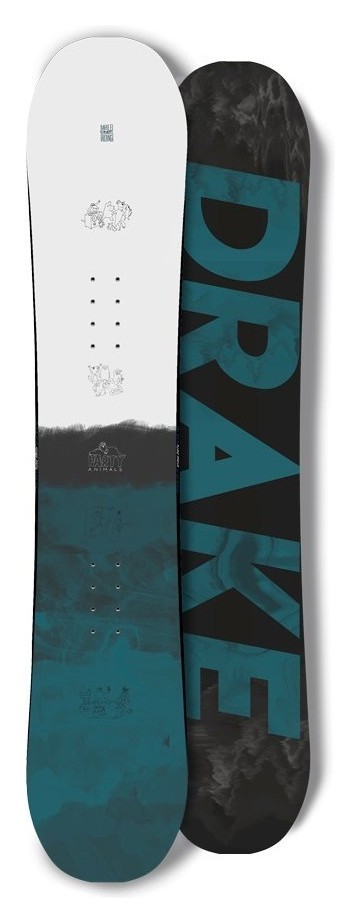 Сноуборд Drake DF JUNIOR 120 Black/aquamarine/white (76221043) RCH_20189