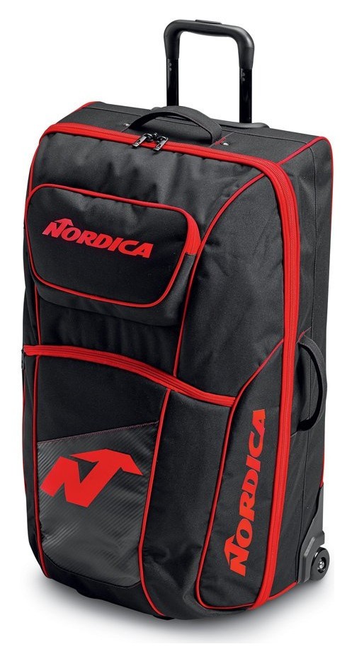 Сумка дорожня на коліщатках Nordica RACE DUFFLE ROLLER 96 L Black/red (0N3019) RCH_19413