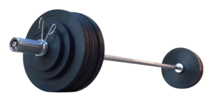 Резиновая штанга на 165 кг с олимпийским грифом