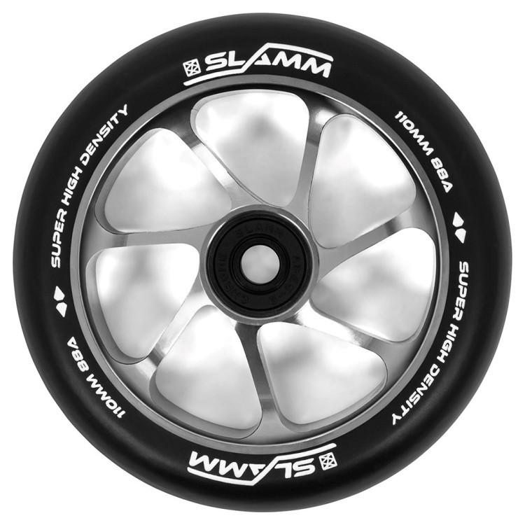 Slamm колесо Team 110 mm black-silver SL470-BS