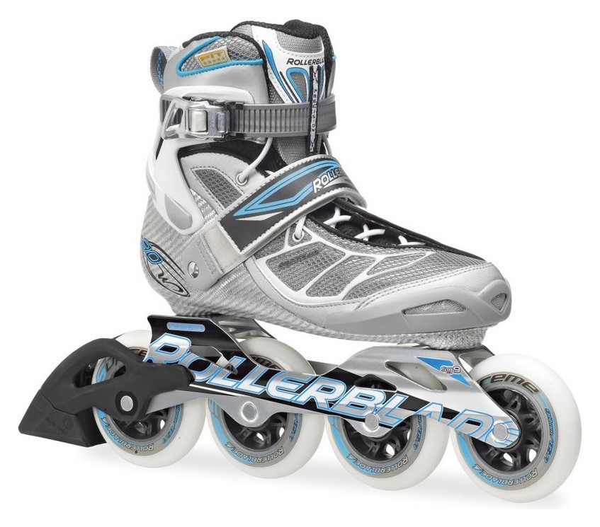 Роликові коньки для дорослих Rollerblade TEMPEST 90 W 37 (6.5US) 235мм Silver/light blue (07302300 815) RCH_10920