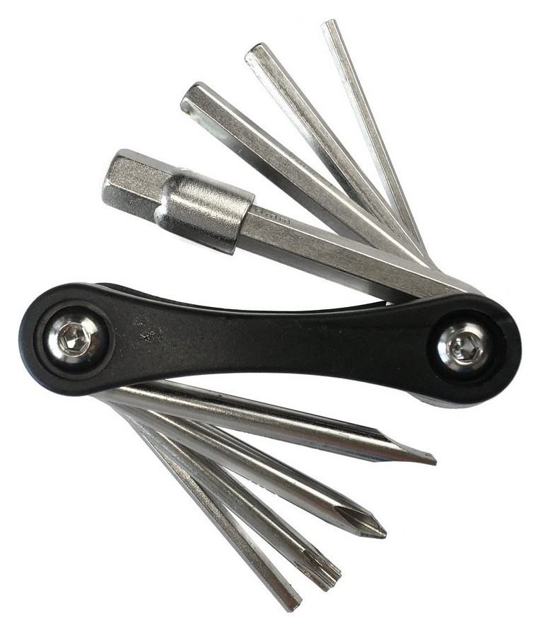 Мультитул для велосипеда Tempesta 9-IN-1 TOOL Black/Nickel (FSD-T-009) RCH_22802