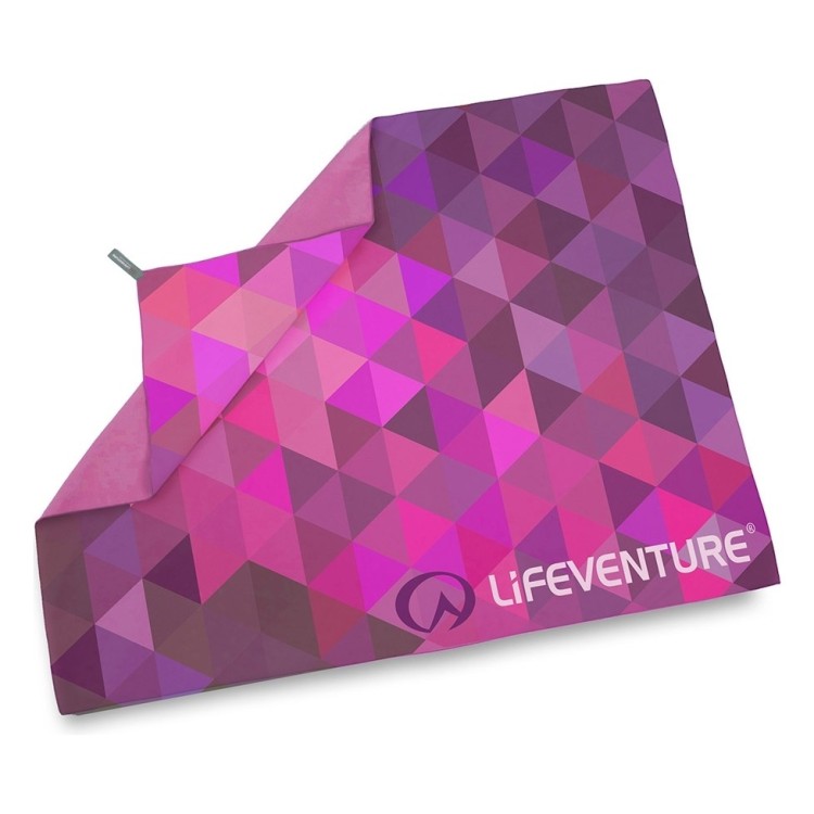 Рушник Lifeventure Soft Fibre Triangle pink Giant 63072-Giant