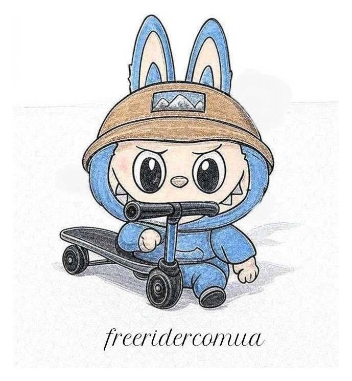 LaBuBu Go fRider наліпка (стікер) FRD.048226