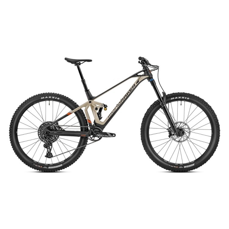 Велосипед MONDRAKER SUPER FOXY CARBON R 29" T-M, Carbon / Desert Grey / Orange (2023/2024) 10.23142