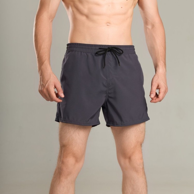 Плавальні шорти чоловічі темно-сірі Pobedov Pool day POB_00000007565