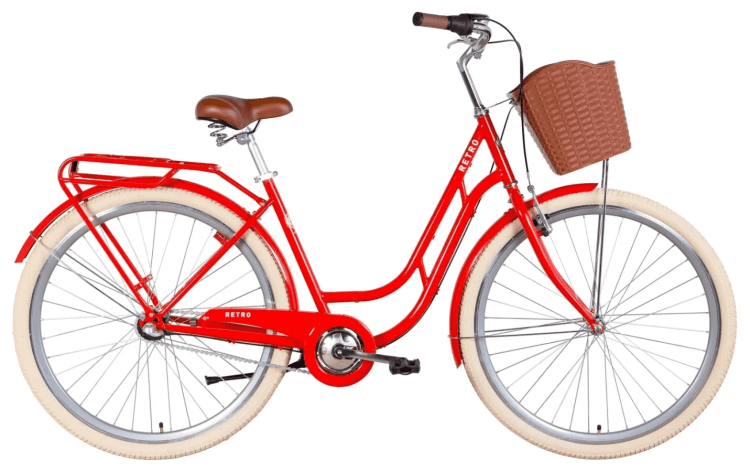 Велосипед 28" Dorozhnik RETRO PH 2022 (оранжевый) OPS-D-28-348