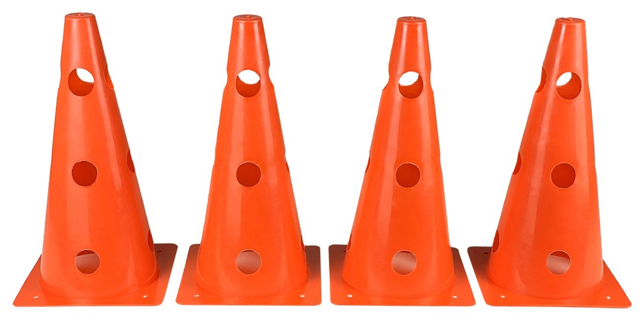 Конуси-фішки спортивні EasyFit 31 см (набір з 4 штук) помаранчеві EFIT_EF-1679-4OR