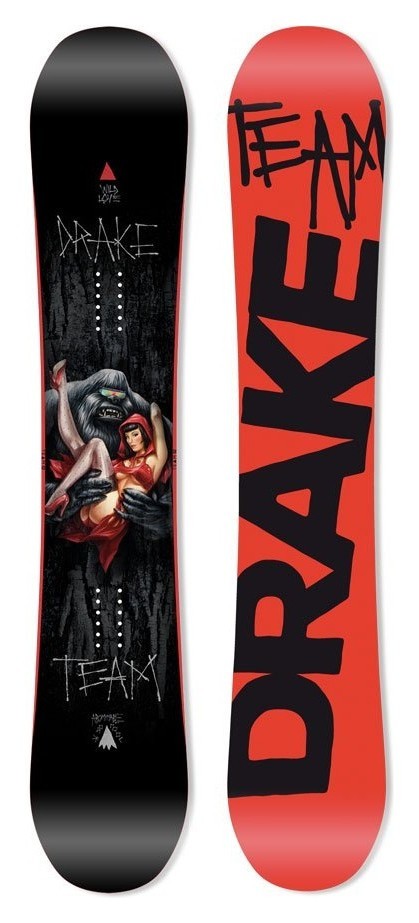 Сноуборд Drake TEAM 158 Grey/white/red (76261005) O RCH_20184