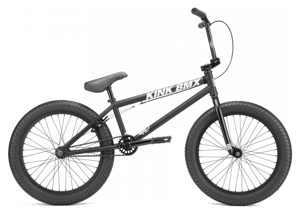 Велосипед KINK BMX Curb 2022 матовий чорний VELD_K400BLK22