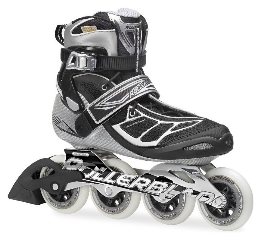 Роликові коньки для дорослих Rollerblade TEMPEST 90 M 40.5 (8US) 260мм Silver/black (07302200 832) RCH_10914