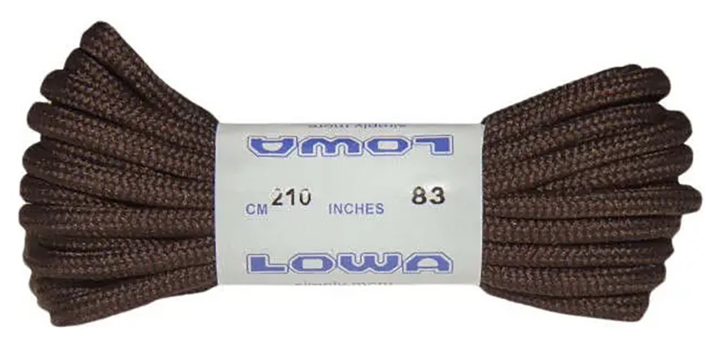 LOWA шнурки Zephyr 210 cm dark brown 830501-0493