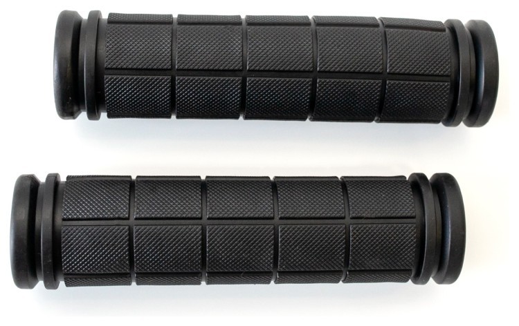 Грипсы L127мм BRAVVOS FL-368 резиновые черные GRI-230