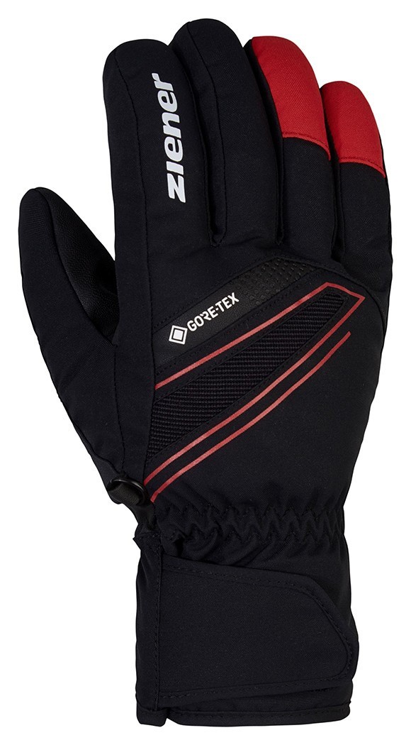 Ziener рукавички лижні Gunar GTX black-red 10 111041-12888-10