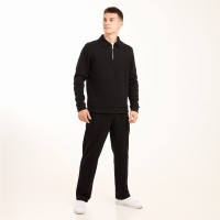 Чоловічий чорний спортивний костюм Pobedov Binance. Комплект штани та кофта осінній