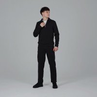 Чоловічий чорний спортивний костюм Pobedov Binance. Комплект штани та кофта осінній