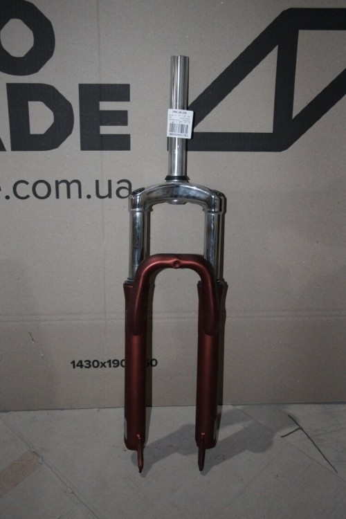 Вилка 29" ST 1-1/8" AM disc шток-215мм серо-красный (повреждение ЛКП) (серо-красный) FRK-29-338