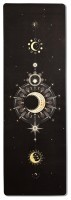 Килимок для йоги EasyFit BlackMoon (замша-каучук) чорний