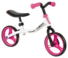 Біговел GLOBBER GO BIKE, білий-рожевий