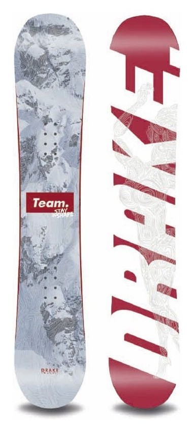 Сноуборд Drake TEAM 158 Grey/white/red (76281004) O RCH_20182