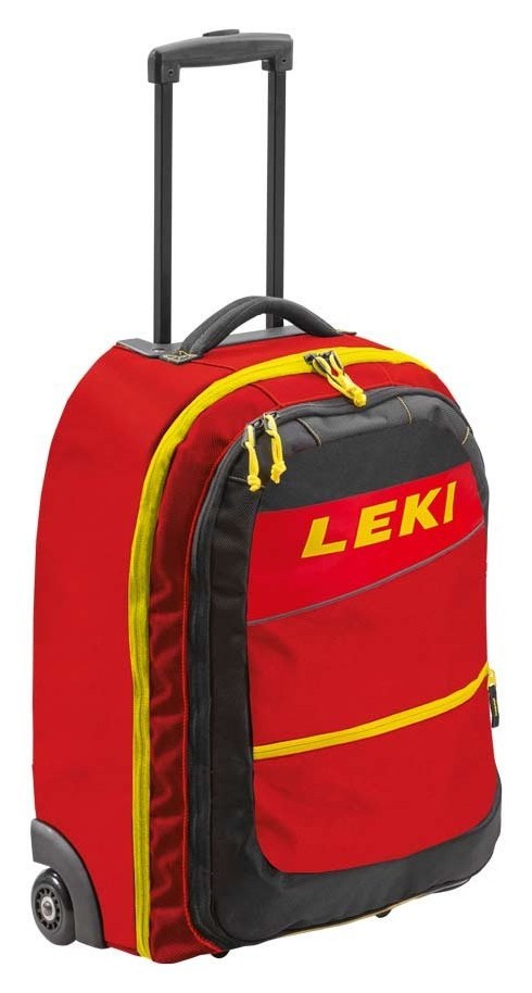 Сумка дорожная на колесиках Leki BUSINESS TROLLEY 50 L Red/black/yellow (363520006) RCH_19406