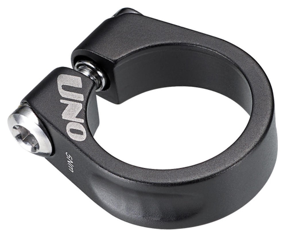 Хомут под/сед 31.8мм под шестигранник Kalloy "UNO" SC-203 черный (ED) QRX-008