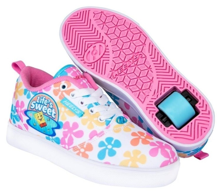 Роликові кросівки Heelys X SpongeBob Pro 20 HES10490 White Pink Blue 5530994