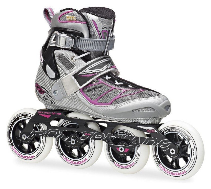 Роликові коньки для дорослих Rollerblade TEMPEST 100 W 38 (7US) 240мм Silver/purple (07301900 240) RCH_10905